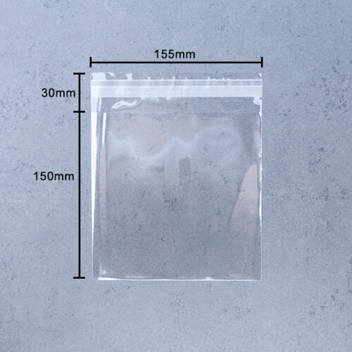 Buy Resealable Cello Bags (155 x 150mm) - Fits 15cm Square Envelope