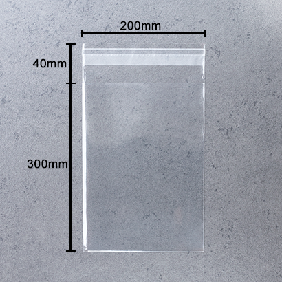 Clear Cello Bag 13 1/2H x 6W (Pack of 100)